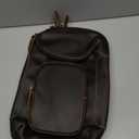 LANNSYNE Vintage Full Grain Leather Sling Bag Crossbody Chest Daypack | Vintage, Full Grain, Leather, Chest (Brown for 10.5" Ipad)