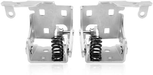 Lower Door Hinge Front Kit Left Driver Side and Right- Compatible with 2007-2014 Chevy Silverado Suburban Tahoe Avalanche GMC Sierra Yukon Cadillac Escalade- Replaces# 20969645,20969646