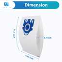 24 Pack GN Bags Compatible with Miele Bags Classic C1 Complete C1 Complete C2 Complete C3 S227/S240 S270 S400 S2 S5 S8 Series Canister Vacuum24 Bags & 6 Filters & 1 Brush