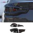 Smoked Tail Light Covers Compatible with BMW X3/iX3/X3M G01 G45 Car Taillight Protection Cover Rear Light Guards Exterior Accessories (2018-2021)