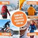 Toe Warmers for Feet  50 Pairs (100 Warmers) | 10+ Hour Self-Adhesive Feet Warmers, Foot Warmers Bulk, Ultra-Thin Disposable Heat Pads for Shoes & Boots