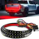 Qasim 60inch Truck Tailgate Light Strip Bar,White Reverse Light/Red Brake Rear Turn Signal LED Strip for Pickup Trailer Cargo Tailgate Running Flash Light