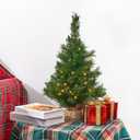 Artificial Christmas Tree for Home Office Decoration Mini Ornaments