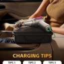 REWONDER Handheld Car Vacuum Cleaner, 22000Pa & 110000RPM Powerful Suction Car Vacuum, Cordless Portable Vacuum with 7800mAh Battery, Multi-Nozzles & Storage Bag for Car, Home, Pet Hair Cleaning