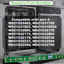 Dishwasher Control Board Replacement, Dishwasher User Interface Control Board Compatible with Part Number WD21X31902 WD21X31902C WD21X31902C WD21X23462 WD21X26179 WD21X32000