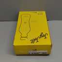 JoyJolt Glass Water Bottles  2pc Set, 32 oz/1 Liter, Clear Glass with Stainless Steel Lids, Leakproof, Ideal for Juicing or Iced Tea