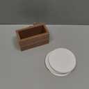 Queekay Coasters Set of 6 House Warming Gifts New Home Wooden Farmhouse Drink Coasters with Holder 4'' Funny Decoration for Kitchen Family Coffee Bar Tabletop Protection(Farmhouse Color)