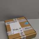 muyika Table Clock for Living Room Office, Bedside, Kitchen | Silent Running Night Shelf Analog Desk Clock with 8 x 9 inch Size | Decorative Table Clocks