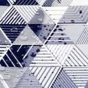 LaCheery 12"x12" Hexagon Peel and Stick Backsplash Blue and White Kitchen Backsplash Tiles Peel and Stick Tile Back Splash for Kitchen Bathroom Wall Tile Stickers Triangle Diamond Back Splash 4 PCS