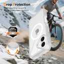 for iPhone 17 Case Compatible with MagSafeShockproof, 3-Layer Drop Protection, Heavy Duty Magnetic Protective Phone Case Cover, 6.3", Crystal Clear