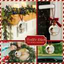 2 x Memorial Jesus Baby Ornaments - Miscarriage Gift Ornament for Loss of Baby, Infant - in Loving Memory Decoraton - Catholic Religious Keepsake, Sympathy Home Decor for Christians Mom & Dad