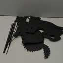 Halloween Yard Signs - 6 PCS Black Cat Decorations with Stakes for Outdoor Scary Silhouette with Glowing Eyes Waterproof Corrugated Plastic Lawn Decor