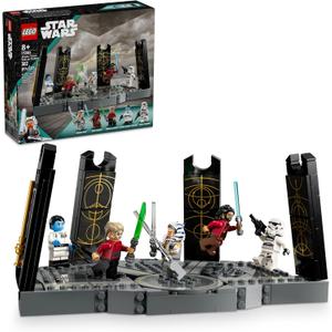 LEGO Star Wars Ahsoka Tanos Duel on Peridea Building Toy for Kids, Collectible Toy with 5 Star Wars Minifigures Including Grand Admiral Thrawn & Ahsoka, Fun Gift for 8 Year Old Boys & Girls, 75385