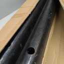 TonGass (2-Pack, Black, 39"x3.9"x4.1", Weight 18.7 Lbs) Heavy-Duty Rubber Dock Bumper for Marinas Boat Docks Bumpers Rubber Boat Bumper for Docking, Boats Slips with 1/2" Thick Ribs 2 Mounting Holes