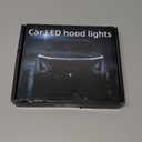 59 Inches RGB Multi-Color Dynamic Scanning Starter Hood Lights, Car LED Hood Light Strip, Exterior Flexible Headlight Waterproof Daytime Running Lamps Strips (1 Set)