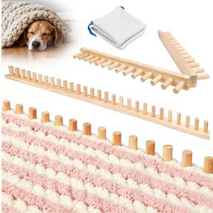 Wood Chunky Blanket Loom