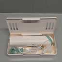 Electric Nasal Aspirator for Baby, Nose Aspirator for Toddlers, Waterproof Baby Nose Sucker, Nose Cleaner with 3 Silicone Tips, Adjustable Suction Level, Music and Light Soothing Function,Green 