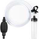 Laifoo 5ft-S Aquarium Siphon Vacuum Cleaner for Fish Tank Cleaning Gravel & Sand