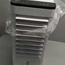 Windowless Portable Air Conditoners, 3-IN-1 Portable AC with Remote, 3 Modes 3 Speeds, 1.16Gal Tank & 12H Timer, 45 Oscillation, Fast Cooling Quiet Ventless Swamp Cooler for Room Home Office, Pearl