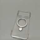 TORRAS Ostand for iPhone 17 Pro Case Clear Magnetic, Fit for MagSafe, 4X Military Drop Protection, Camera Control, Slim Phone Case for iPhone 17 Pro with Kickstand, Anti Yellowing Cover 6.3", Clear