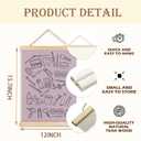 ignytiger Dental Office Decor, Dental Wall Art Poster Framed, Dentist Tools Purple Canvas Wall Art Prints for Hospital Office Decor, 12x16 Inches