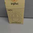 INPHIC Wireless Mouse Rechargeable, [Battery Level Visible], Silent Click USB 2.4G Cordless Mouse for Laptop PC Computer Tablets, 6 Buttons, 2400DPI 4 Adjustment Levels, Black