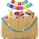 Yinder 3 Pcs Luau Birthday Party Decorations Set
