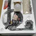 Tall Table Lamp with USB C+A Ports, Fully Stepless Dimmable Modern Minimalist Bedside Nightstand Lamp, Reading Desk Lamp for Bedroom, Living Room, Study Room, Office, 9W 3000K LED Bulb Included (Brown)