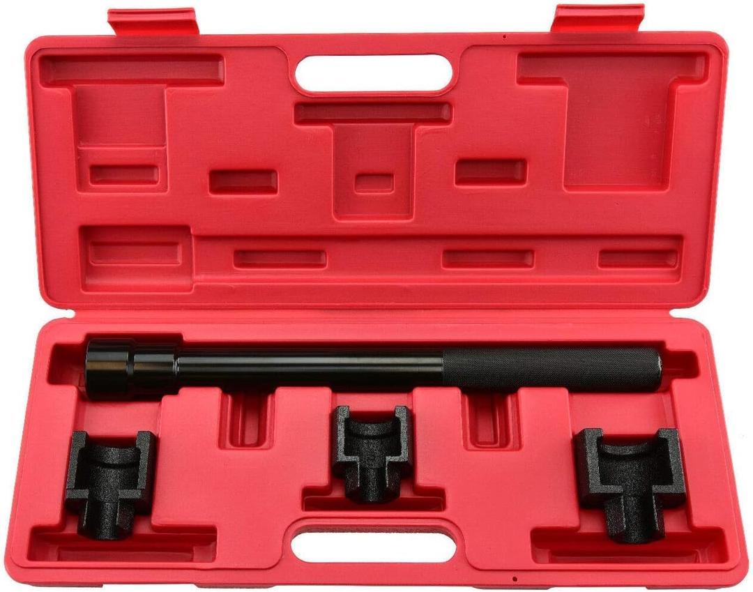 1/2 Inch Drive SAE Inner Tie Rod Removal Tool Kit  Inner Tie Rod Puller and 3 Adapter