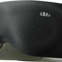 BENEUNDER Sleep Mask for Women Men,3D Contoured Cup Weighted Eye Mask, 100% Light Blockout Blindfold for Flight Nap Travel (Black)