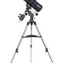 Celestron - AstroMaster 130EQ Newtonian Telescope - Reflector Telescope for Beginners - Fully-Coated Glass Optics - Adjustable-Height Tripod - Bonus Astronomy Software Package