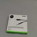 Belkin AV10172bt03-BLK 3.5mm Audio Cable With Lightning Connector, Black, Smartphone