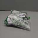 ZAFUL 2025 Cheeky Bikini Sets for Women High Cut Swimsuit Textured Ribbed Bikini Thong Bathing Suit (Large, White)