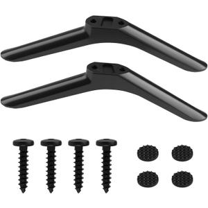 1 Pair Universal TV Stand Legs for Samsung TV, Base Stand Legs Replacement with Screws, for TV Feet Replacement Users, Home/Office TV Setups (32Inch)