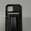 SAMONPOW for iPhone 11 Case Wallet with Card Holder [4 Cards] & Stand & Military-Grade Drop Protection Heavy Duty Shockproof Hidden Card Slot Wallet Phone Case for iPhone 11 for Women Men, Black