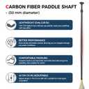 LINGVUM SUP Paddleboard Paddle, Adjustable Stand-Up Paddle Board Paddle