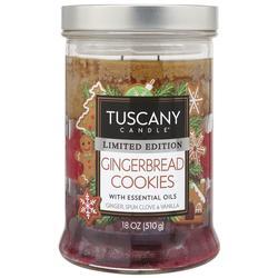 Tuscany Candle Triple Pour Gingerbread Cookie Candle - 18 Oz.