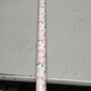 BIOBROWN Reversible Floral Wrapping Paper Roll - 30 Inches X 33 Feet (82.5 sq. ft. ttl.) Pink Watercolor Roses Design Flower Gift Wrap for Mother's Day, Wedding, Bridal Shower, Valentine's Day