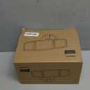 Philips 72W 7400LM LED Flood Lights Outdoor, Switch Controlled Aluminum Security Lights, 3 Adjustable Heads, Wall Mount, 5000K Daylight, Waterproof for Yard, Garage (black-on/off)