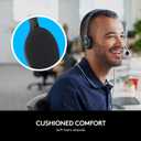 Logitech H111 Wired Headset, Stereo Headphones with Noise-Cancelling Microphone, 3.5 mm Audio Jack, PC/Mac/Laptop/Smartphone/Tablet - Black