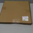 Yaetm 12x12 Square Picture Frame Matted to 5x7, Double Floating Ivory Mat, Brown Wood Grain Photo Frame with Polished Tempered Glass for Wall Gallery, Home and Office, Wall Mounting, Single