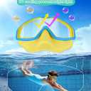 Freela 2 Pack Kids Swim Goggles for 3-12 with Nose Cover, 180 Wide View Anti-Fog UV Swimming Goggles for Toddler Boys Girls