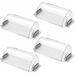 Air Vent Deflectors Adjustable Magnetic Heat and Vent Cover,9" to 15"Inches-Heavy Duty Unbreakable Plastic with Magnet Secure Design for Vent Covers for Home FloorSidewalCeiling Registers,4 Pack