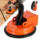 2026 New Heavy Duty Floor Gap Fixer Tool with Enhanced Vacuum Suction Cup for Laminate, Vinyl, Wood & Tile Flooring Repair - Reusable Sticky Pads, Professional Gap Fixing Kit (Orange)