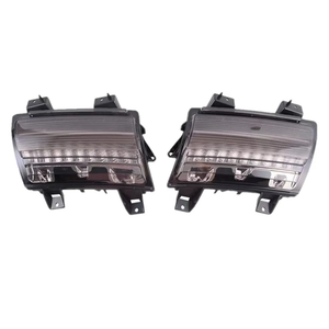 LED Daytime Running Light for Jeep Wrangler (JL only) 2018+ European Version and Gladiator (JT only) 2018+ European Version, LED Wheel Eyebrow DRL + Streamer Yellow Turn Signals