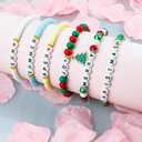 DUQGUHO 3500 Pcs Letter Beads Acrylic Alphabet Beads A-Z White Round 26 Letter Beads for Jewelry Making Bracelets DIY Earring Accessories Crafts Gifts