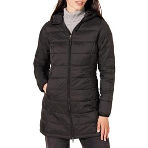 Amazon Essentials womens Lightweight Water-Resistant Packable Hooded Puffer Coat, Medium