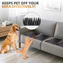 5 Pack Scat Mats for Dogs Heavy Duty Solid PP Pet Deterrent Mats to Keep Dogs Off Couch & Furniture Durable for Indoor & Outdoor Use