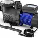 AQUASTRONG In/Above Ground Pool Pump, High Flow (with Timer, 1HP, 6100 GPH, 115V) (with Timer+115V)
