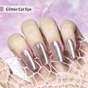 7 x JODSONE 16.5ml Cat Eye Gel Nail Polish Pink Purple Glitter Magnetic Reflective Translucent at Home Salon Design Need U V Curing
